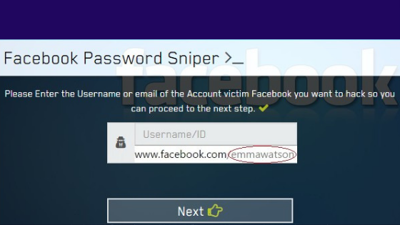 instructions for hack messenger password